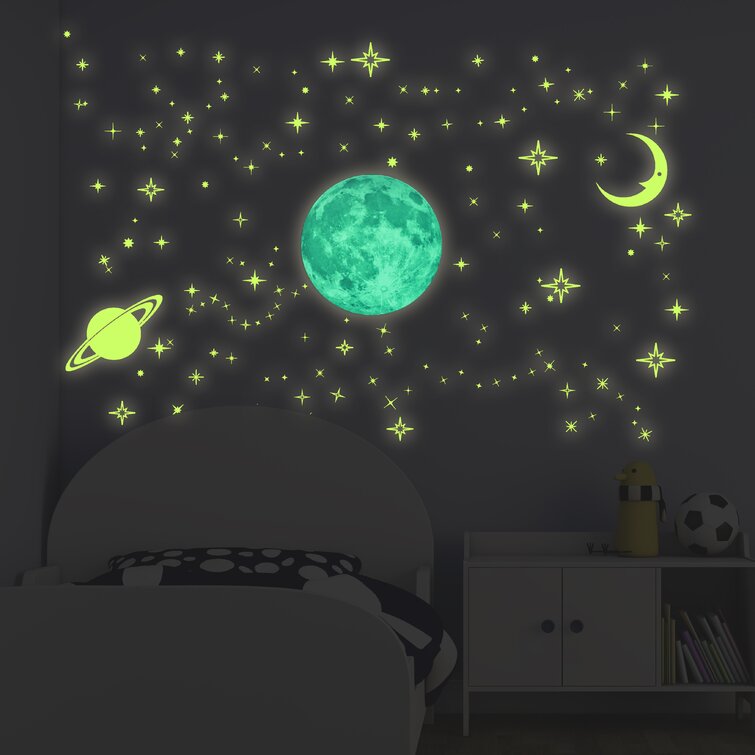 New Removable Luminous Wall Sticker Glow In The Dark Star Decal Kids Room Decor