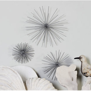 Silver Metal Wall Art You Ll Love Wayfair Save