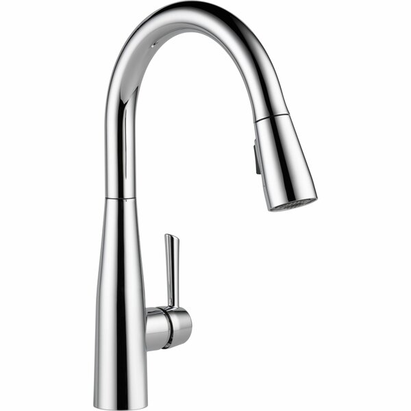Essa Pull-Down Single Handle Kitchen Faucet with MagnaTite Docking and Diamond Seal Technology by Delta