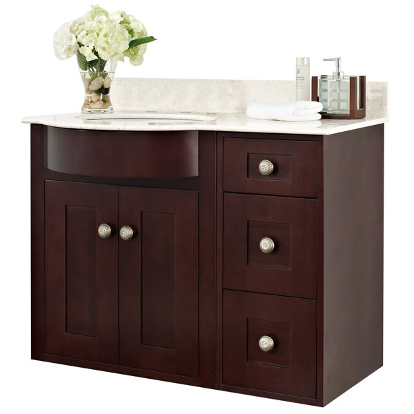 Haakenson Transitional 36 Wall-Mounted Single Bathroom Vanity Set by Red Barrel Studio