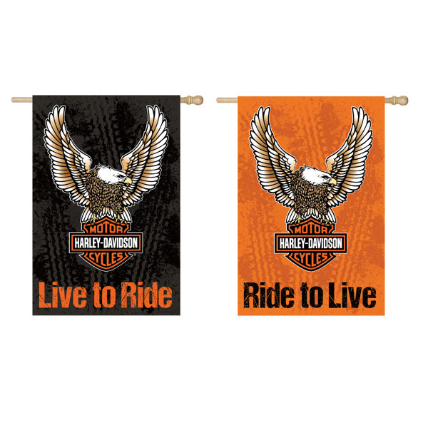 Harley-Davidson® 2-Sided Vertical Flag by Evergreen Enterprises, Inc