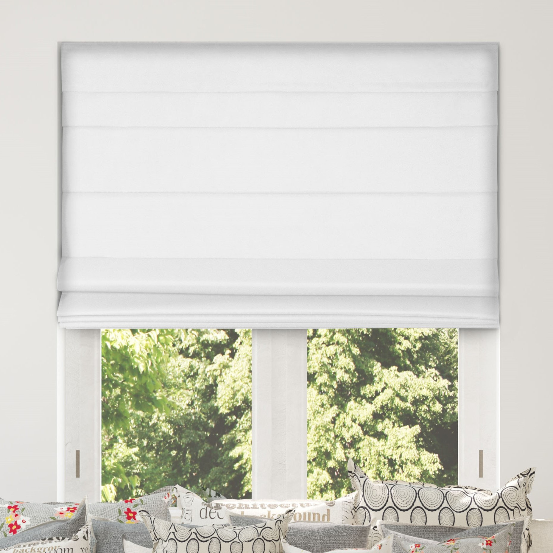 Symple Stuff Room Darkening Cordless Lift Blackout Roman Shades Reviews Wayfair Symple Stuff Room Darkening Cordless