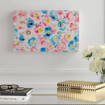 House Of Hampton Festive Flower Patterns 5 Acrylic Painting