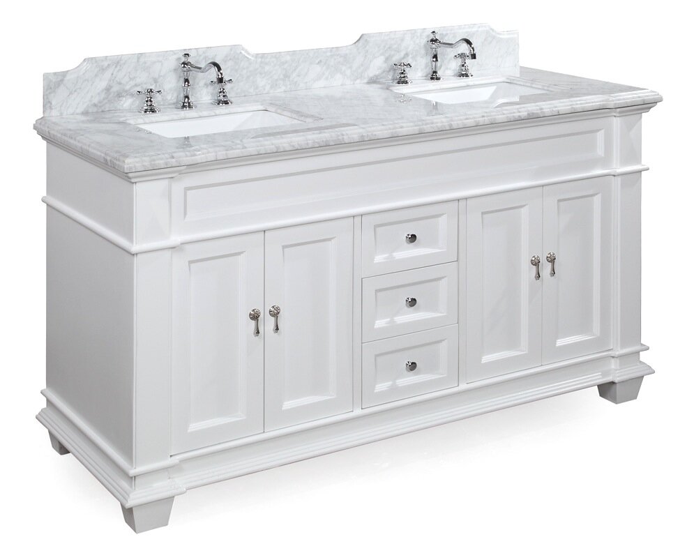 Elizabeth 60 Inch Double Bathroom Vanity