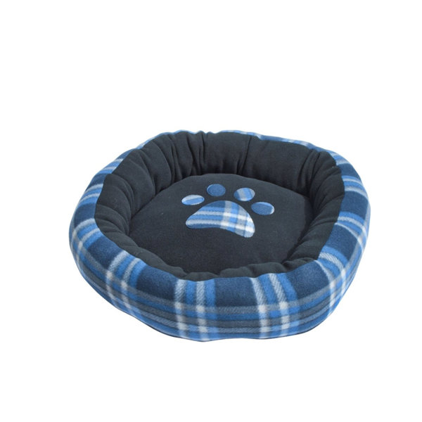Plaid Polar Fleece Bolster by ALEKO