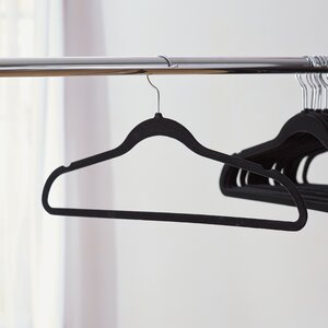 Wayfair Basics Velvet Touch Non-Slip Hanger (Set of 50)