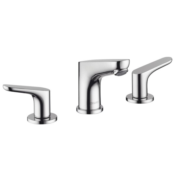 Focus E Widespread Bathroom Faucet with Drain Assembly by Hansgrohe