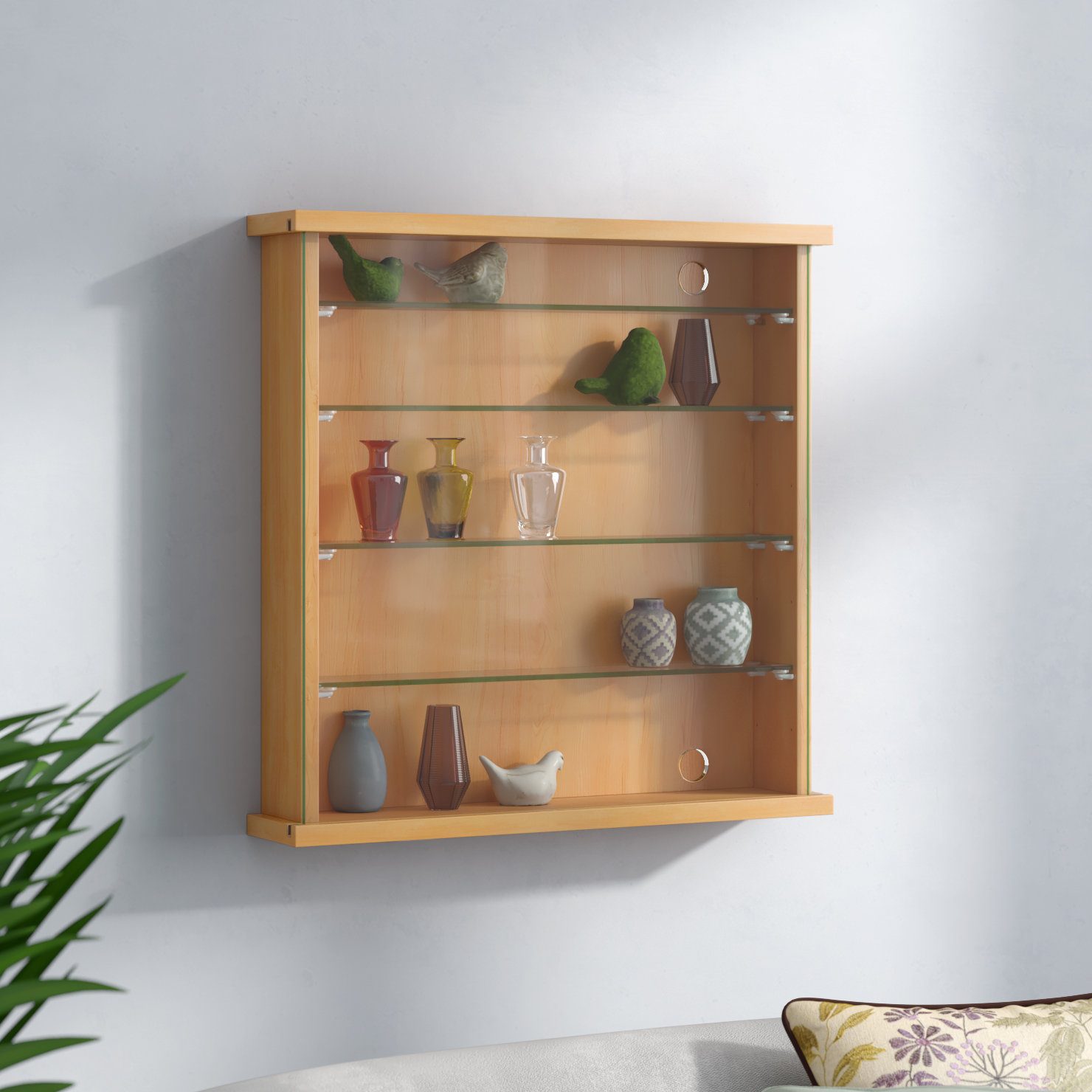 17 Stories Wall Mounted Display Cabinet Reviews Wayfair Co Uk