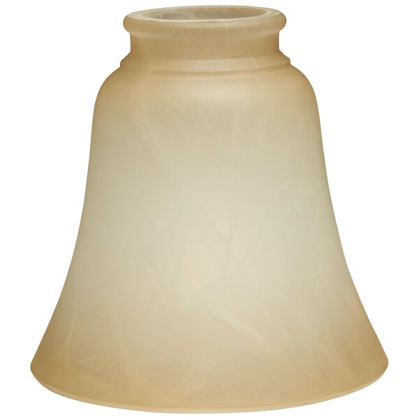 Brass and milk glass tulip shape lamp shade replacement