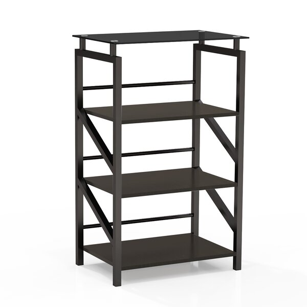 Home & Outdoor Aesir Glass Etagere Bookcase
