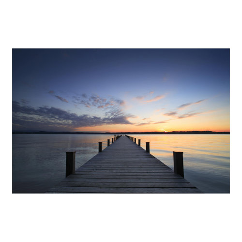 Peaceful Place 3.2m x 4.80m Textured Matt Peel & Stick Wall Mural East Urban Home