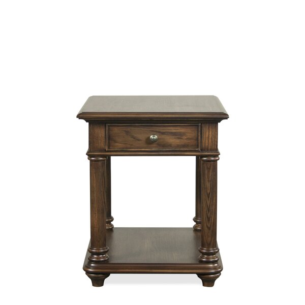 Lewistown End Table With Storage By Alcott Hill
