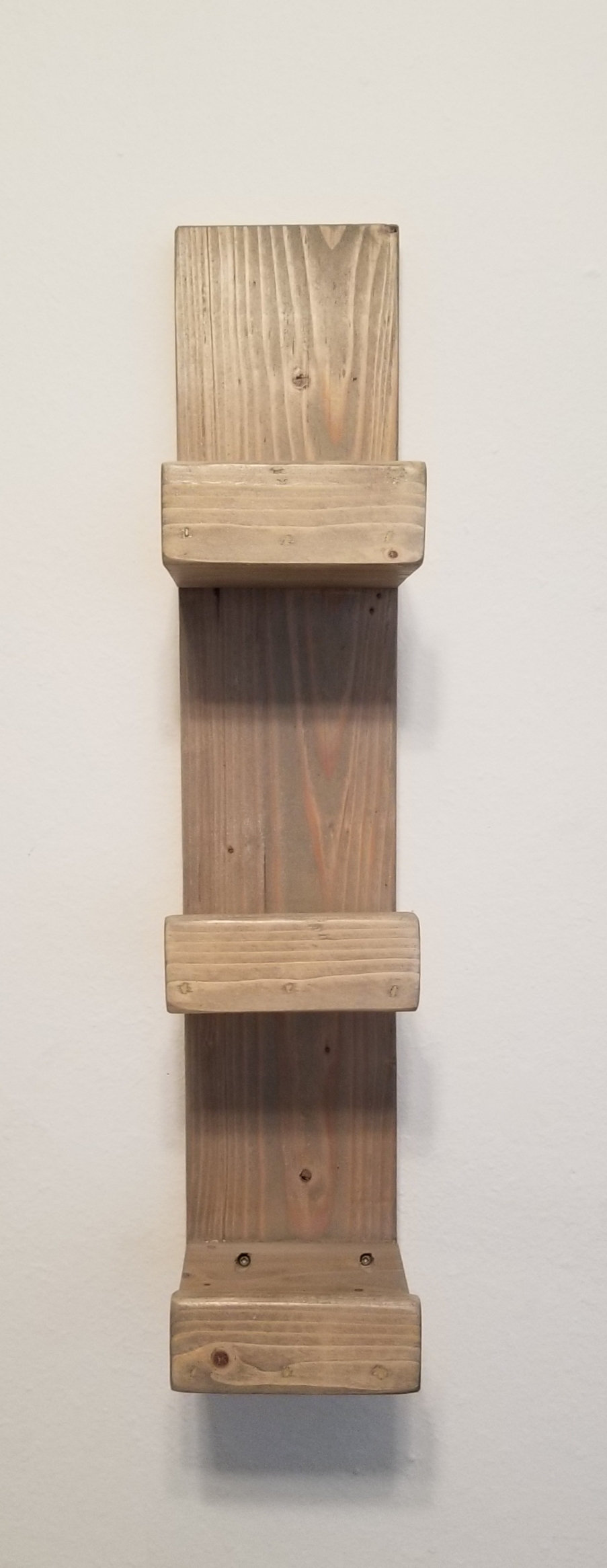 white wooden towel rail wall mounted on Avery Street Design Bethany Rustic Wall Mounted Towel Rack Wayfair