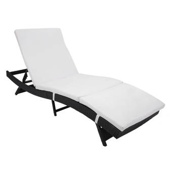 Latitude Run Annoeska Outdoor Reclining Chaise Lounge With Cushion Wayfair