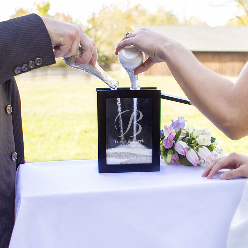 Cathys Concepts Wedding Unity Sand Ceremony Shadow Box Set & Reviews