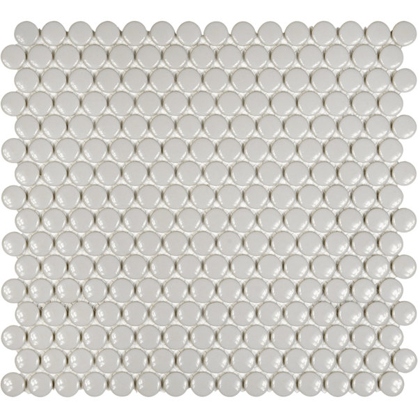 Sail 0.75 x 0.75 Ceramic/Porcelain Mosaic Tile in Porpoise by Parvatile