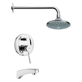 Moen Ashville Posi Temp Dual Function Tub And Shower Faucet With