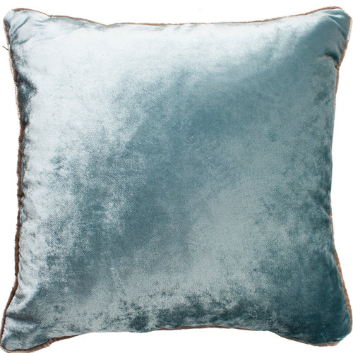Swan Cushion with Filling Canora Grey Colour: Duck Egg Blue, Size: 60cm x 40cm