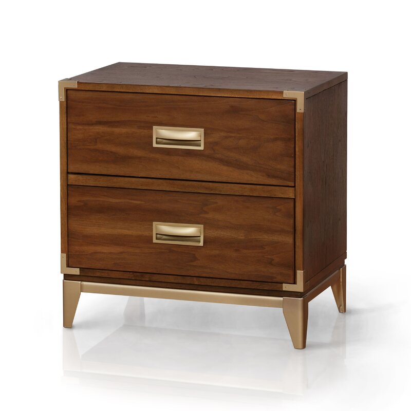 Dreyer Transitional 2 Drawer Nightstand Reviews Joss Main