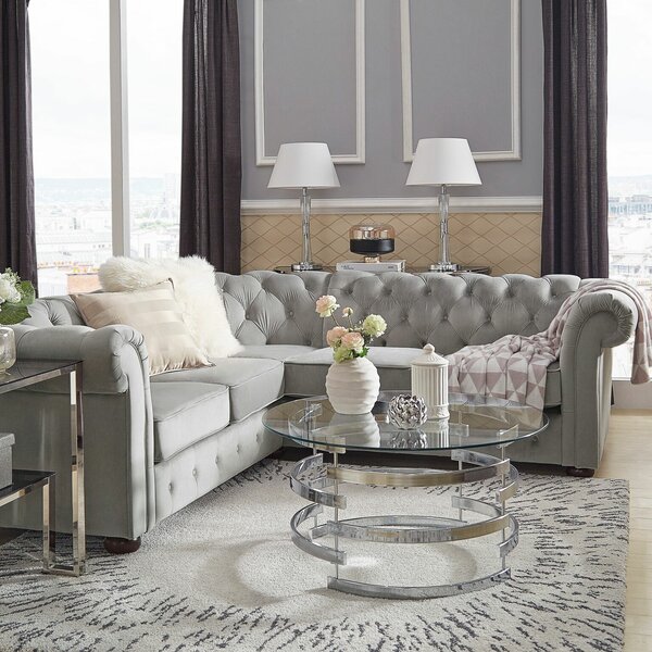 Esai Reversible Sectional By Willa Arlo Interiors