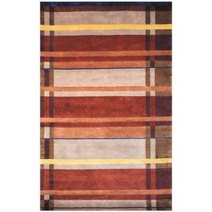 La Carta Pile Red Area Rug