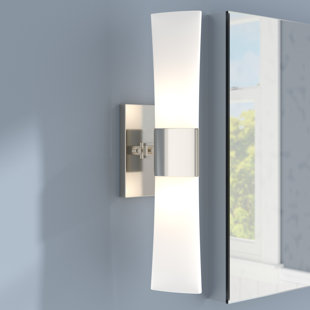 Best Cheval 2-Light Bath Sconce By Ebern Designs Wall Lights Cheval 2-Light Bath Sconce By Ebern Designs Wall Lights