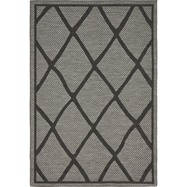 Bradley Gray Outdoor Area Rug by Winston Porter