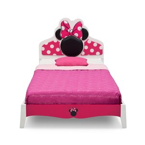 Disney Minnie Mouse Wood Twin Panel Bed