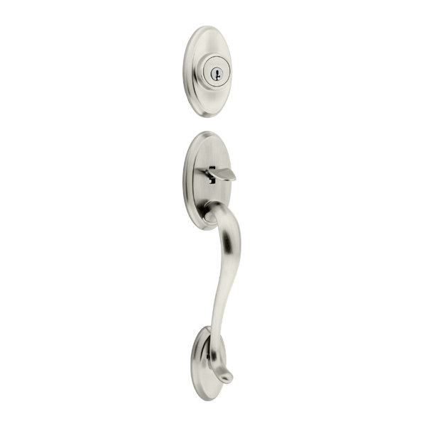 Shelburne Double Cylinder Entrance Handleset, Exterior Handle Only by Kwikset