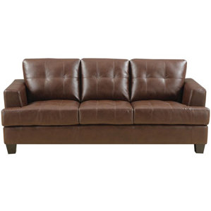 Red Barrel Studio Wellhead Leather Sofa Red Barrel Studio Wellhead Leather Sofa