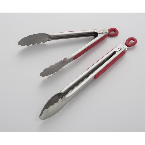2-Pieces Professional Stainless Steel Tong by Cooks on Fire