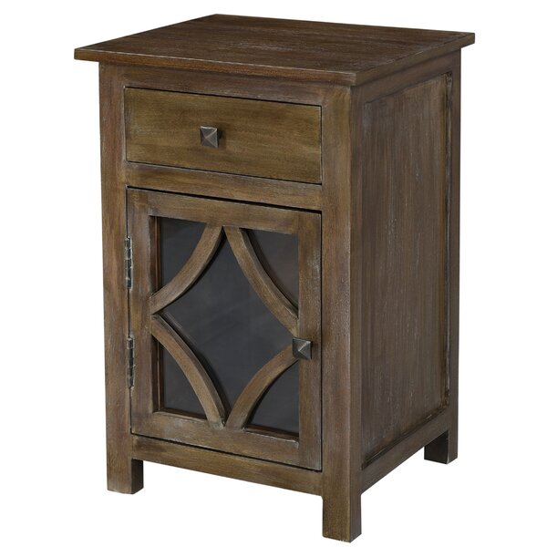 Kristy End Table With Storage By Millwood Pines