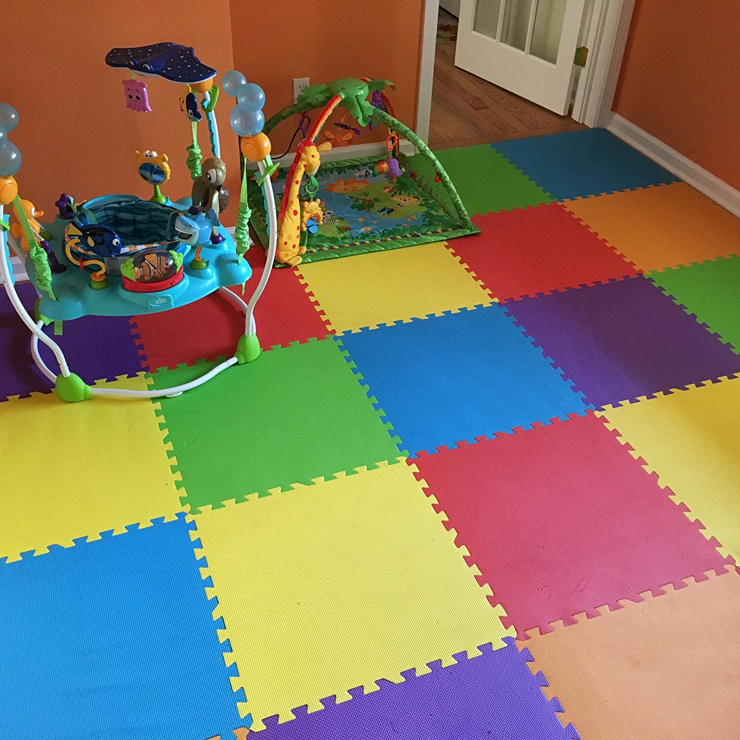Eva Interlocking Foam Mat Garage Gym Nursery Play Mat Home Flooring Tiles Carpet