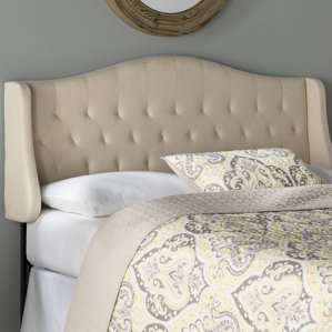 Bolivia Upholstered Wingback Headboard by Alcott Hill