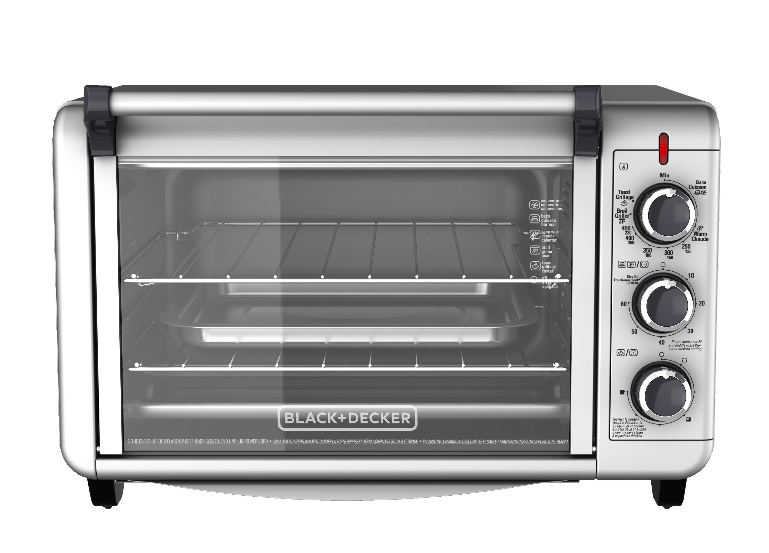 Black Decker Convection Countertop Toaster Oven Wayfair Ca