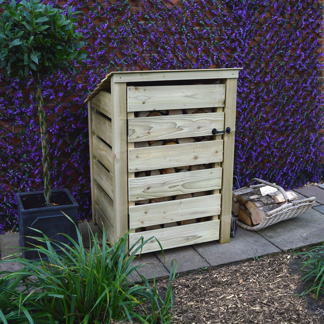 3 Ft. x 3 Ft. Wood Log Store