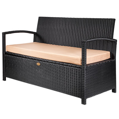 Barton Outdoor 60 Gallon Wicker Storage Bench Barton From Wayfair North America Daily Mail