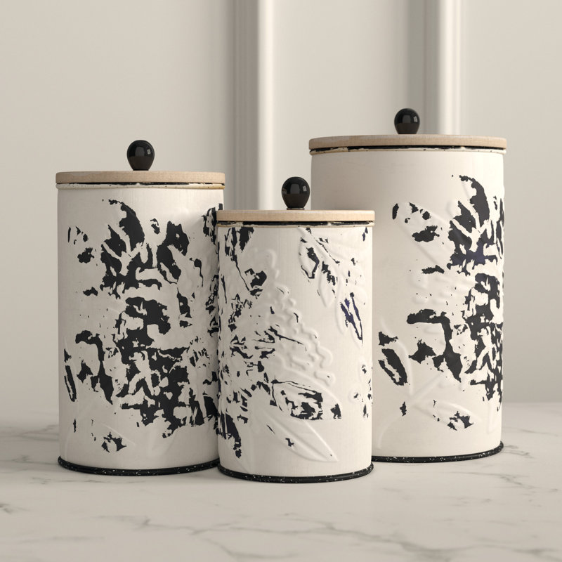 Kelly Clarkson Home Lucinda Flower Nested 3 Piece Kitchen