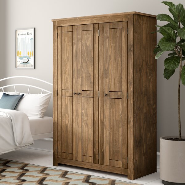 Home Loft Concept Sascha 3 Door Wardrobe & Reviews | Wayfair.co.uk