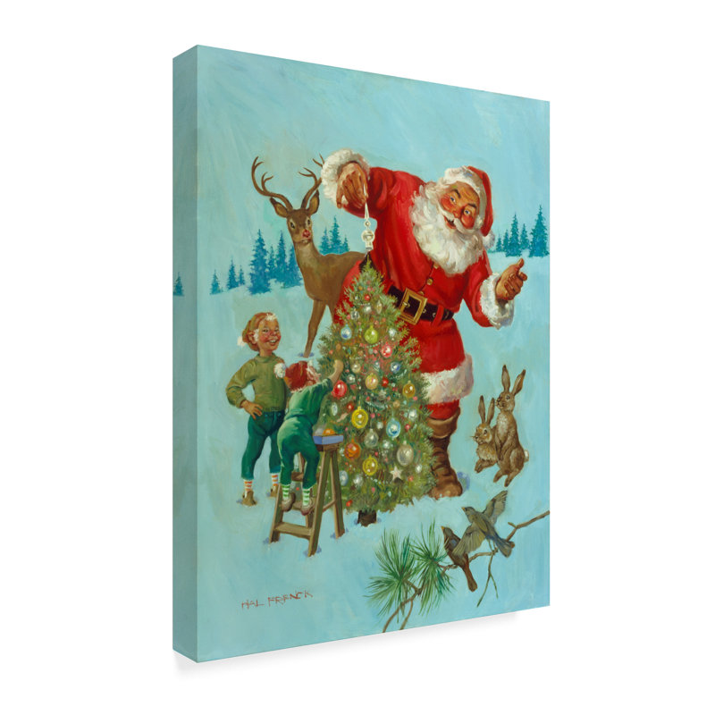 Trademark Art The Final Touch Oil Painting Print On Wrapped