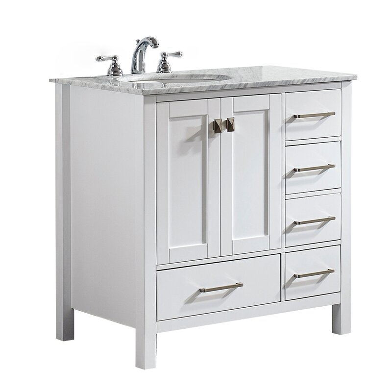 Beachcrest Home Newtown 36 Single Bathroom Vanity Set Reviews Wayfair