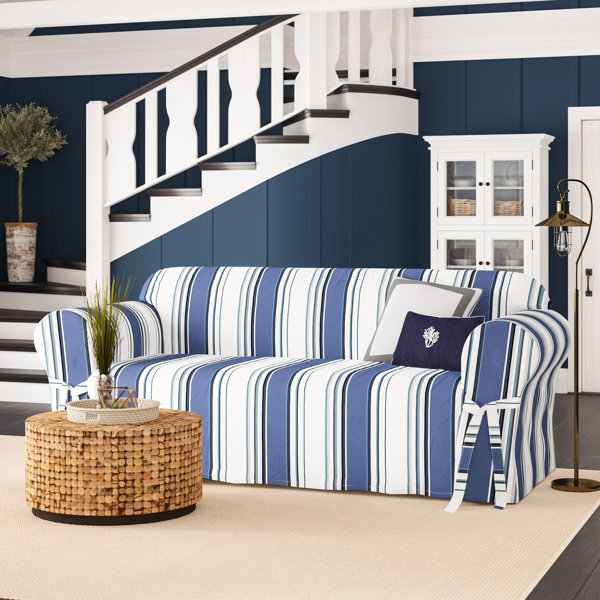 Box Cushion Sofa Slipcover By Beachcrest Home