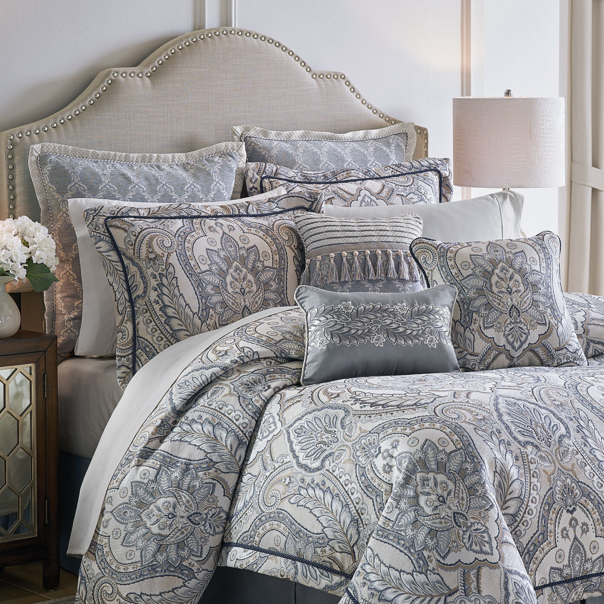 Croscill Seren 4 Piece Comforter Set Reviews Wayfair