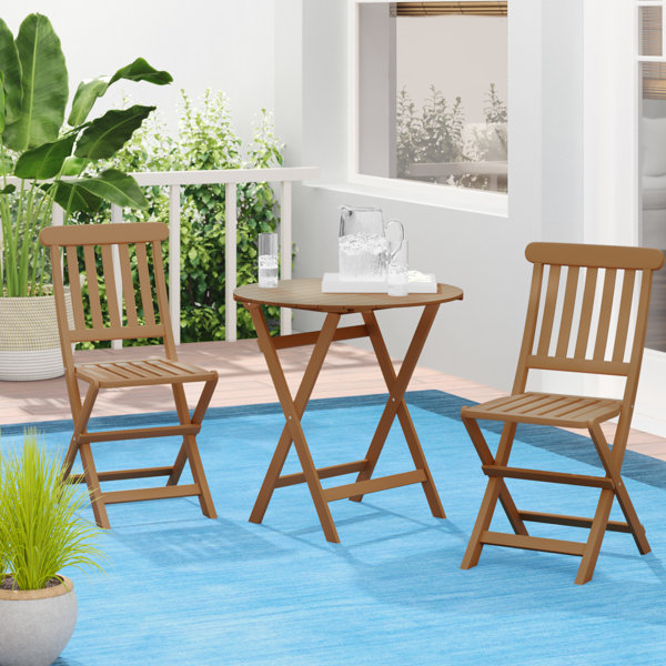 Bucksport 3 Piece Teak Bistro Set