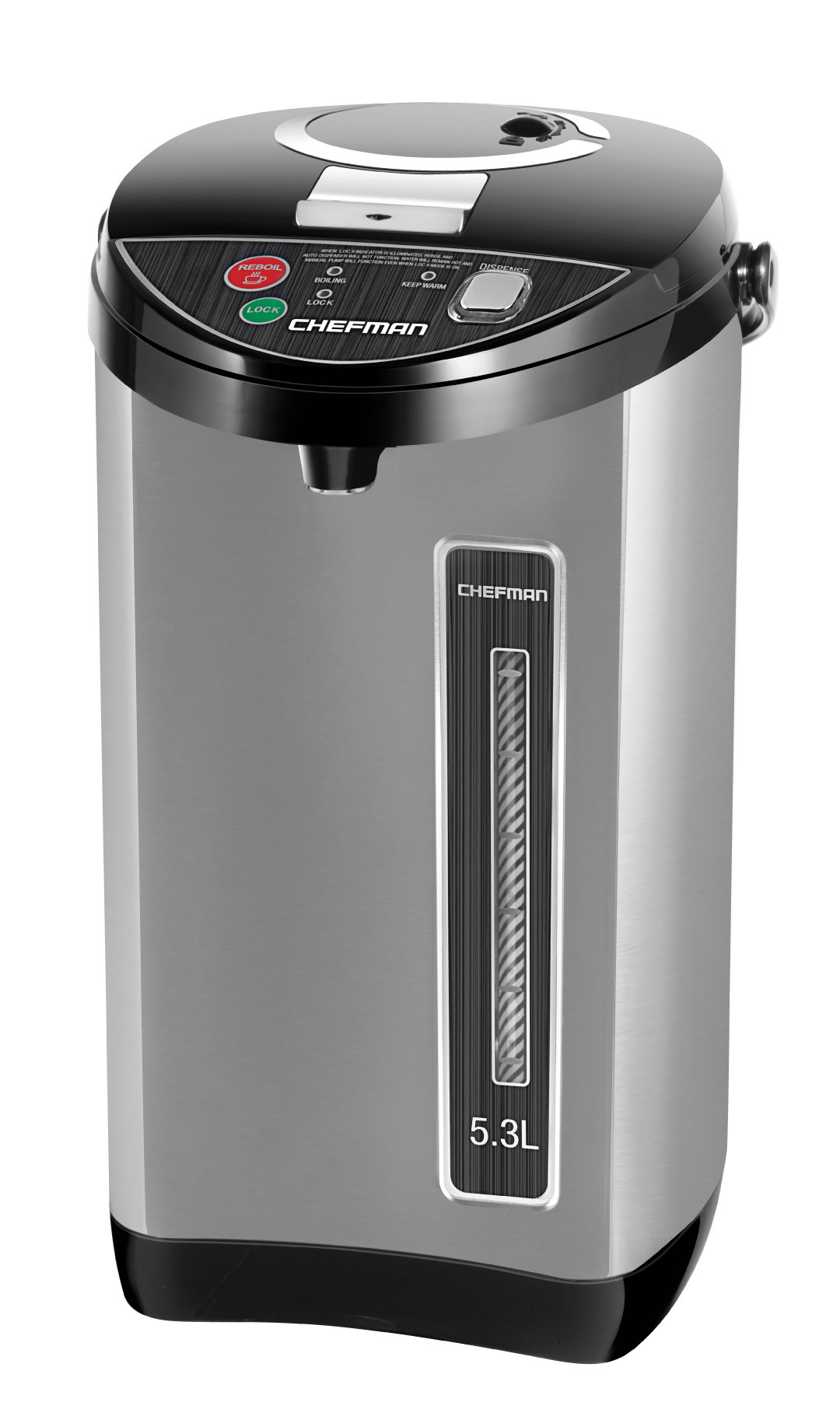 automatic electric revolving shoe rack on Chefman Electric Hot Water Pot With Safety Lock Stainless Steel 5 6 Qt Reviews Wayfair