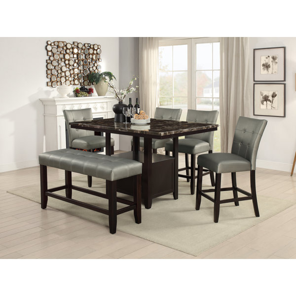 Upper Strode 6 Piece Dining Set by Winston Porter Winston Porter