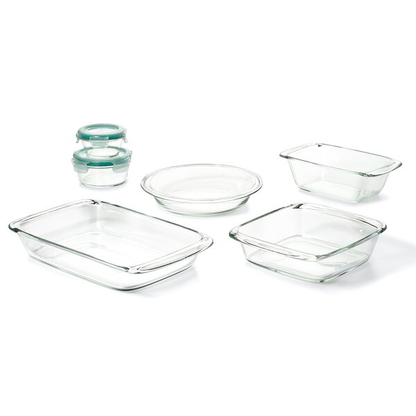 Good Grips 8 Piece Glass Bake, Serve and Store Set by OXO