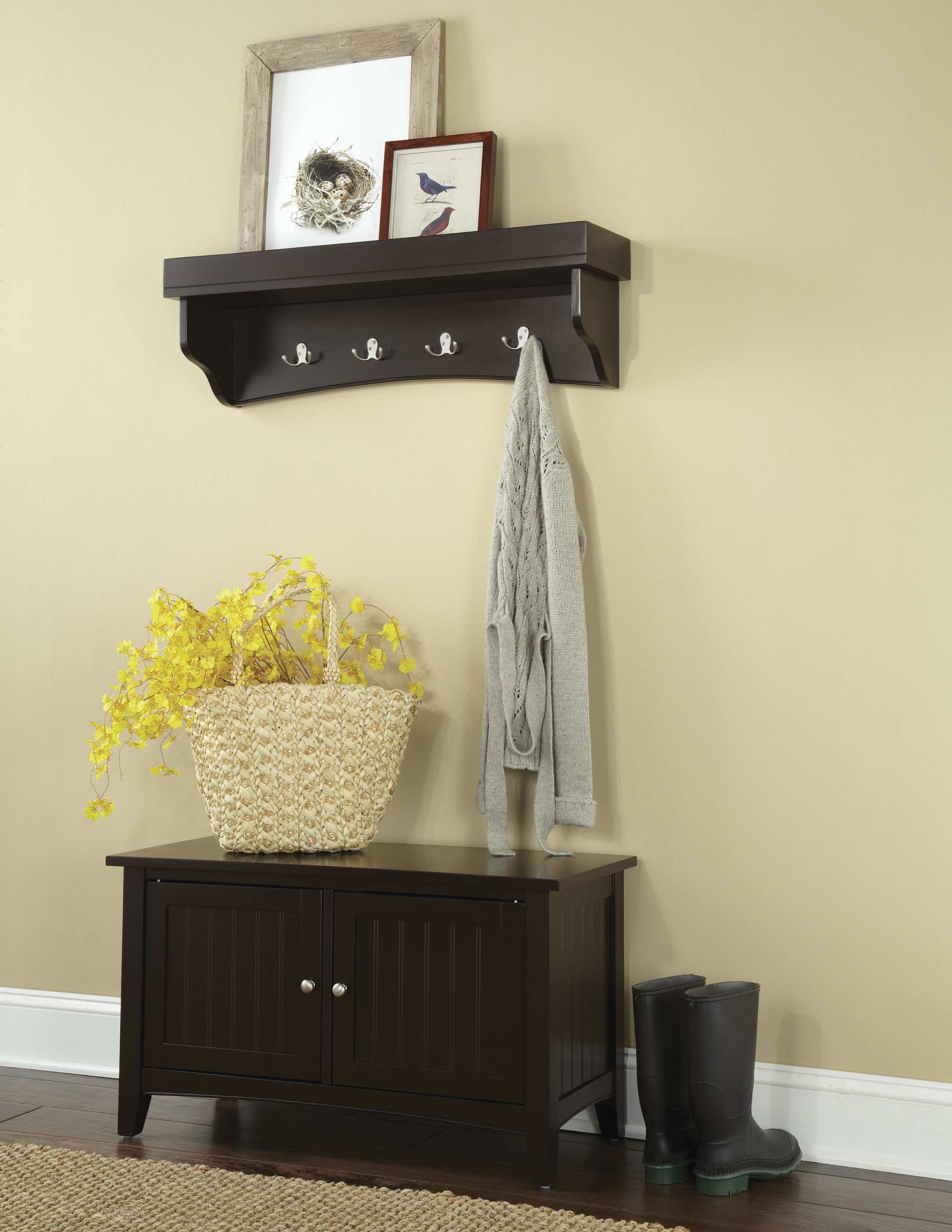 benches with shoe storage underneath on Three Posts Kerlin Hall Tree With Bench And Shoe Storage Reviews Wayfair