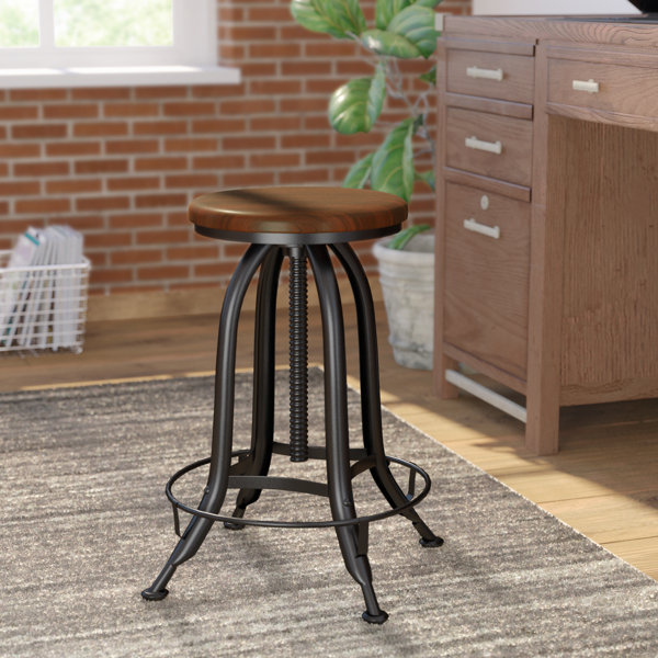 Nevada Adjustable Height Swivel Bar Stool by Trent Austin Design