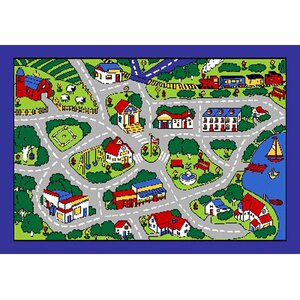 Street Map Area Rug